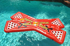 Inflatable Floating Beer Pong Table Water Pool Toy Outdoor Game 2 Or 4 People