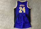 Youth Kobe Bryant Jersey   Shorts Uniform Lakers Basketball - 2t Thru Boys Xl