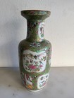 Large Antique Chinese Porcelain Rose Medallion Vase