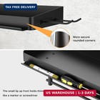 Garage Paper Towel Holder With Shelf  Wall-mount  black 