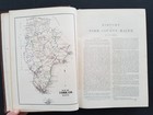 1877 Antique York County Me History Indians Genealogy Biographical Civil War
