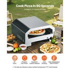 Uimoso 16-inch Outdoor Gas Pizza Oven With Rotating Iron Spray Design