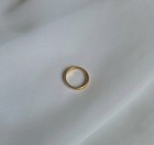 10k Solid Yellow Gold Baby Or Child s Ring By A   Z Size 1 5