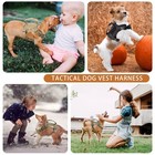 Tactical Dog Harness For Small Dogs With Handle  Military Service Dog Vest An
