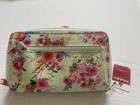 Mundi Womans   Ceo Clutch- Big Fat Wallet   Full Zip   Floral   New