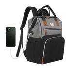 Diaper Bag Backpack baby Bag Large Tote Diaper Bag For Boys And Black Grey