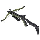 80lb Self Cocking Pistol Grip Alligator Crossbow Adjustable Stock With Bolts