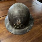 Ab American Bridge Ab Co  Hard Hat   Liner Full Brim Iron Worker Uss depression 