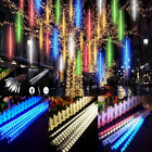 Led Meteor Shower Lights Waterproof Falling Rain Icicle Outdoor Christmas Decor