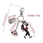 Michael Jackson Metal Keychain King Of Pop Dance Figure Key Ring Gift