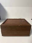        Vintage   deco-tel  Rotary Telephone     1970s Landline In Wooden Box
