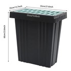 Catch Basin With Grate  Large Outdoor Drain Basin For Yard   Lawn 30x50x60cm