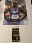 Noah Lyles Autograph Signed Team Usa Track Gold Autographed 8x10 Jsa Coa