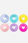 The Happy Planner Classic Expander Discs 11 Piece Pastel Rainbow Heart New