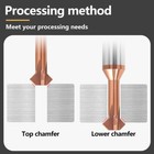 10pcs 3mm Tungsten Carbide Chamfer Cutter Carbide Milling Cutter Cnc End Mill