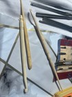 Lot Of 38 Antique  vtg  new Knitting  Tatting Crochet Needles With Darning Ball