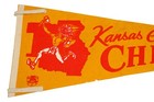 Vintage 1960 s Kansas City Chiefs 29  Pennant