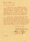 1935 Boy Scout Of America Sequoia Area Council Letter  Signed Roland E  Dye