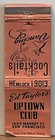 Ed Taylor s Uptown Club San Francisco Ca California Vintage Matchbook Cover