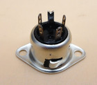 4-pin W gnd Din Metal Connector Female  Socket Panel Mount  qty 1 