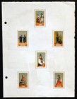 Antique Vintage Matchbox Label Match Box Lot   Folk Dress   Sweden    066