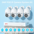 Anran 5mp Wired Poe Security Camera System Ptz Audio Home Motion Detect 8ch Nvr