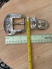 Western Buckle Set 3 Piece Rooster Buckle Star Buckle Hebilla Vaquero Gallo 1 5
