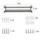 4pack Kitchen Spice Rack Organizer Storage Shelf Cabinet Jar Holder Wall Mounted