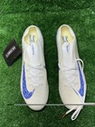 Soccer Cleats - Nike Mercurial Vapor 16 -  White   Blue  - Size 8 5 Men Us - Fg