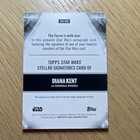 Topps Star Wars Stellar Signatures Ssa-dke General Engell Diana Kent Auto