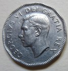 1951 Canada Commemorative Five Cents Coin  Unc Nice Grade Nickel 5 Cents   f709 
