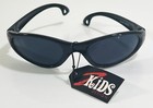 Kids Design Flames Boys Sunglasses Black Red