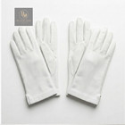Vintage Women s Genuine Leather Gloves White Size 7 Lined Driving