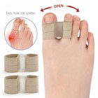 2pcs Hallux Valgus Bunion Corrector Orthopedic Adjuster Brace Foot Toe Separator