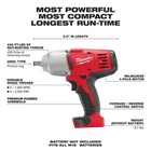 Milwaukee M18 2663-20 Cordless 1 2  High Torque Impact Wrench 18 Volt