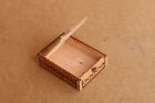 Old Antique Vintage Wooden Wood Box Holder Case Chest For Playing Cards Rustic