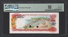 Bahamas 3 Dollars 1965 P19as  specimen N 4  Extremely Fine