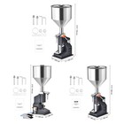 Vevor Automatic Liquid Filling Machine Digital Control Bottle Filler 650ml min
