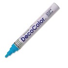 Decocolor  Paint Marker  Light  Blue Ink  Broad Point  Permanent  Oil Based