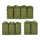 Tactical Molle Pouch Triple Magazine Pouch Double-layer Mag Pouches Universal 