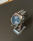 Seikmod Seikojust Teal Arabic Dial   Fluted Bezel   Sapphire   Aut Nh35