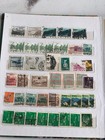 Vintage Stampbook Album Over 150 International Postage Stamps  China   Korea