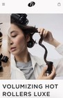 T3 Volumizing Hot Rollers Luxe 1 1 4   1 1 2in Ceramic 250  f Black