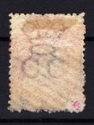 Ceylon 50b Used Vf 4p Rose With Wmk 1b Victoria Zayix Stamp 0525s0081