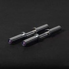 Titan Fitness Pair 20in Loadable Olympic Dumbbell Bars  400 Lb Capacity Each