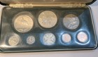 1972 Trinidad And Tobago 8 Pc Silver Proof Set   1 9242 Total Asw  Ogp