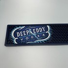 Deep Eddy Vodka Blue Rubber Bar Spill Mat Dive In Man Cave Austin Tx 23 x3  New