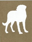 St  Bernard Large Dog Card Stock Die-cut 6-1 2 X 7-1 2
