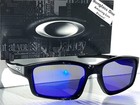New Oakley Chainlink Black Ink Polarized Galaxy Blue Lens Sunglass 9247-09