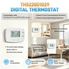 Th5220d1029 Focuspro 5000 Thermostat Compatible With Honeywell Th5220d
